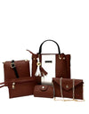 Hand Bag 5 Piece Set  High Quality Cynthetic Leather