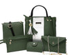 Hand Bag 5 Piece Set  High Quality Cynthetic Leather