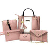 Hand Bag 5 Piece Set  High Quality Cynthetic Leather