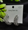 Imported Exquisite Antique-style Crescent Hoop Earrings For Girls & Women