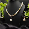 Imported Elegant Gold-plated Pearl Necklace