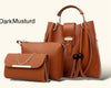 Soft Leather Hand Bag New Collection 3pcs Set