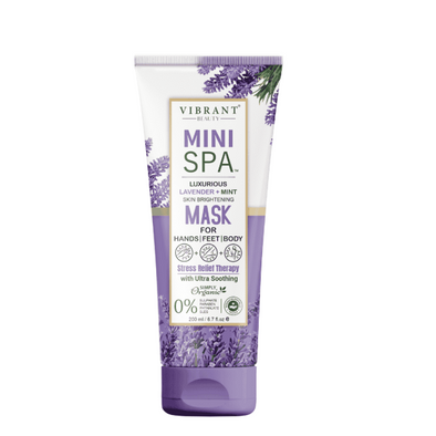 Vibrant Beauty Mini Spa Mask Lavender + Mint Ultra Soothing Mask